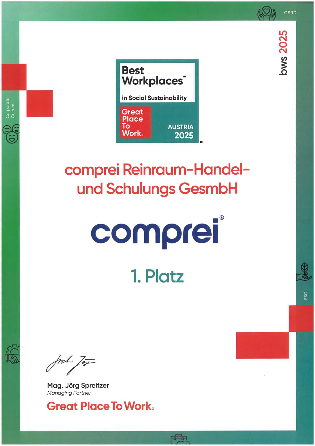 Best Workplaces in Social Sustainability 2025 – soziale Nachhaltigkeit vorleben